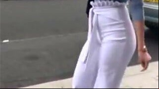 Beautiful woman with large bouncing boobs. (found online)