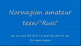 Norwegian amateur - russe jenter pt 1